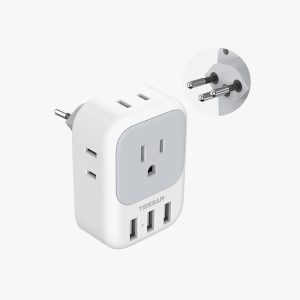 Ceptics India to Europe & More Travel Adapter Plug